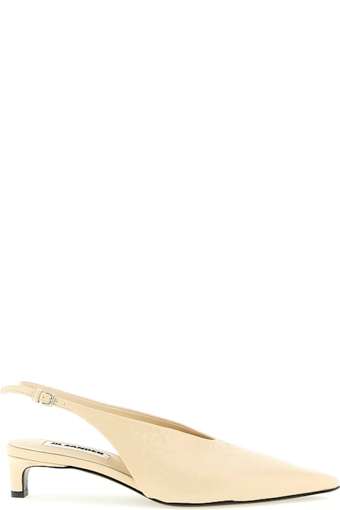 Jil Sander Leather Slingback