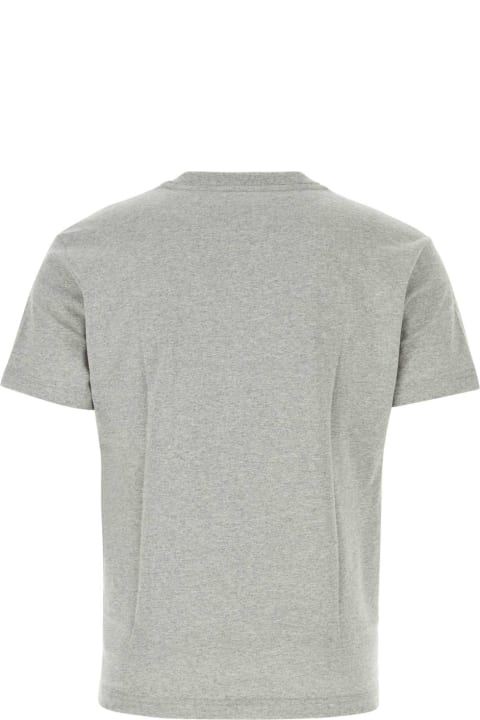 New Balance Topwear for Men New Balance Grey Cotton Blend T-shirt