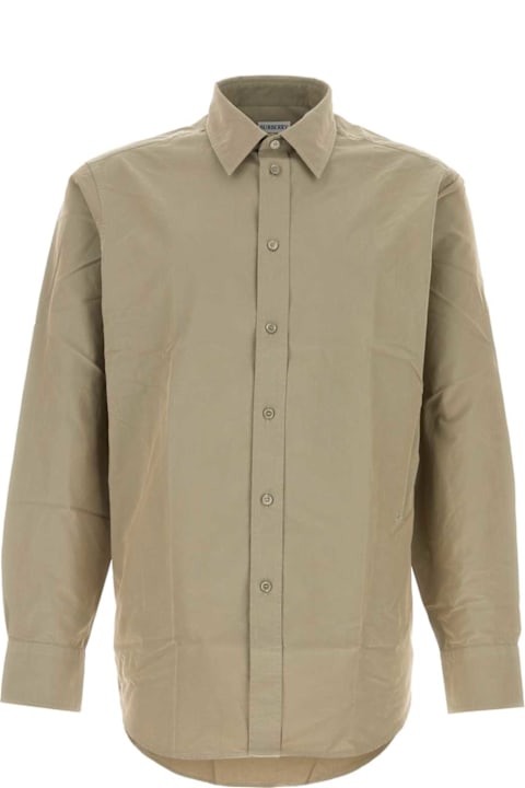 Homeware Burberry Khaki Poplin Shirt