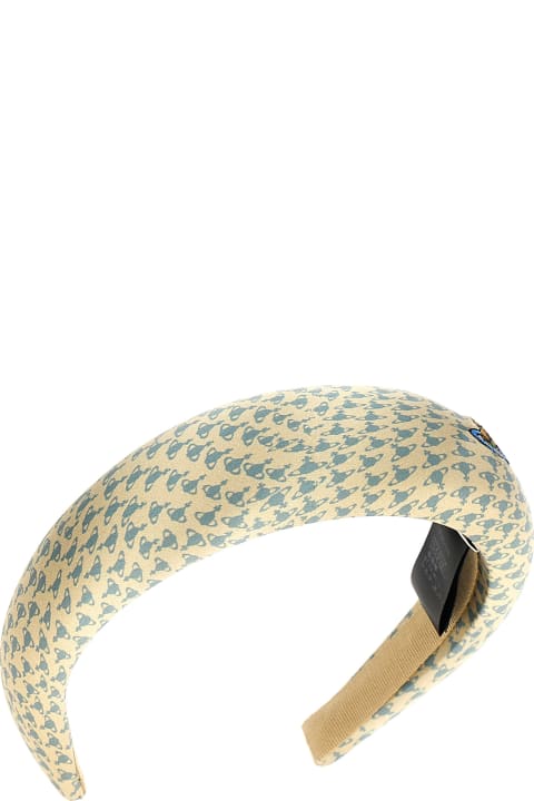 Vivienne Westwood Hair Accessories for Women Vivienne Westwood Logo Print Headband