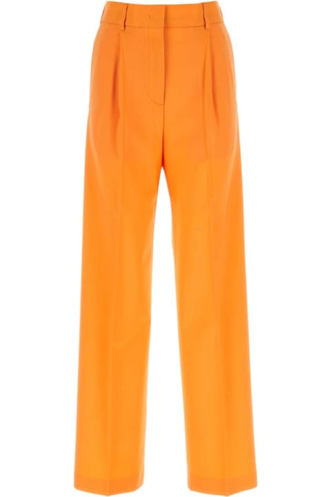 MSGM for Women MSGM Orange Twill Pant