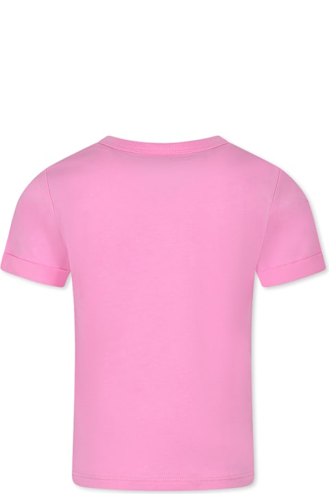Homeware Stella McCartney Kids Pink T-shirt For Girl With Cherries