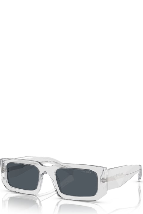Accessories for Men Prada Eyewear Pr 06ys Transparent Grey Sunglasses