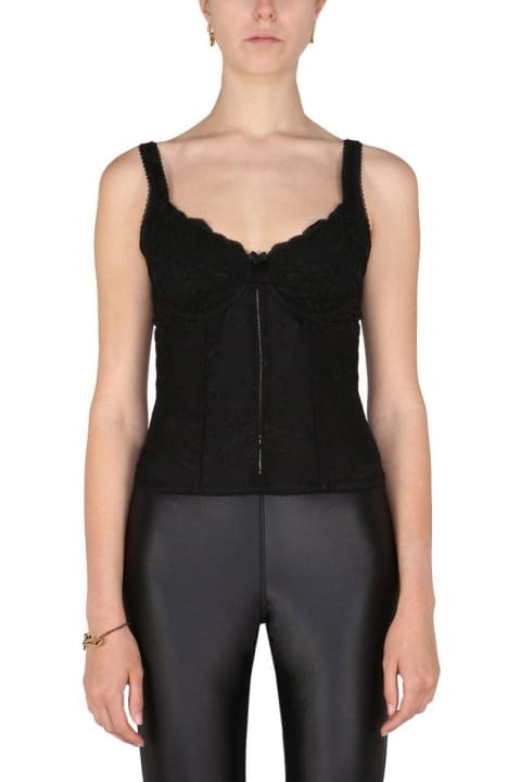 Underwear & Nightwear for Women Balenciaga Lace Detailed Sleeveless Top