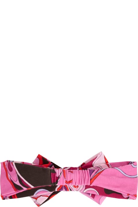 Homeware Pucci Fuchsia Band For Baby Girl With Print