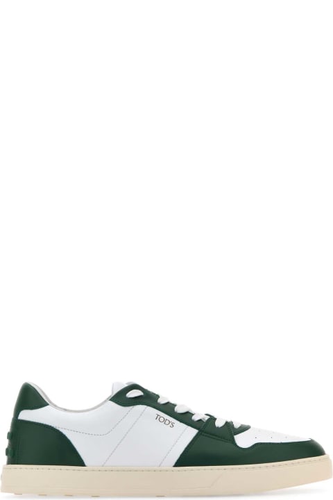Tod's Two-tone Leather Sneakers | italist