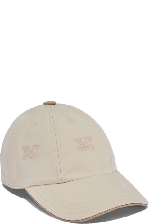 Max Mara Hats for Women Max Mara Logo Embroidered Baseball Cap