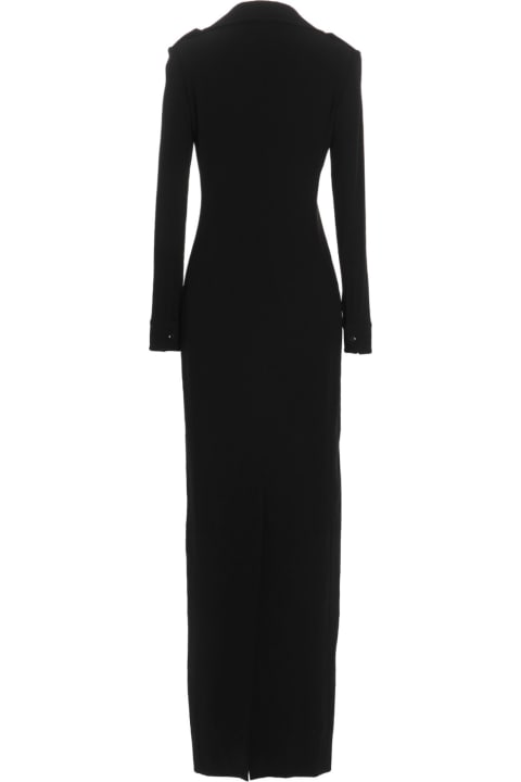 Dresses for Women Saint Laurent Double Sablè Long Dress