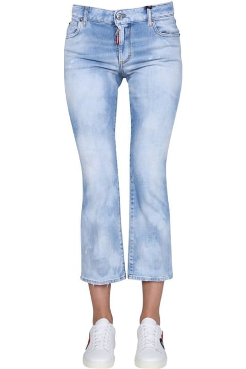 Jeans for Women Dsquared2 Kick-flared Cropped Jeans