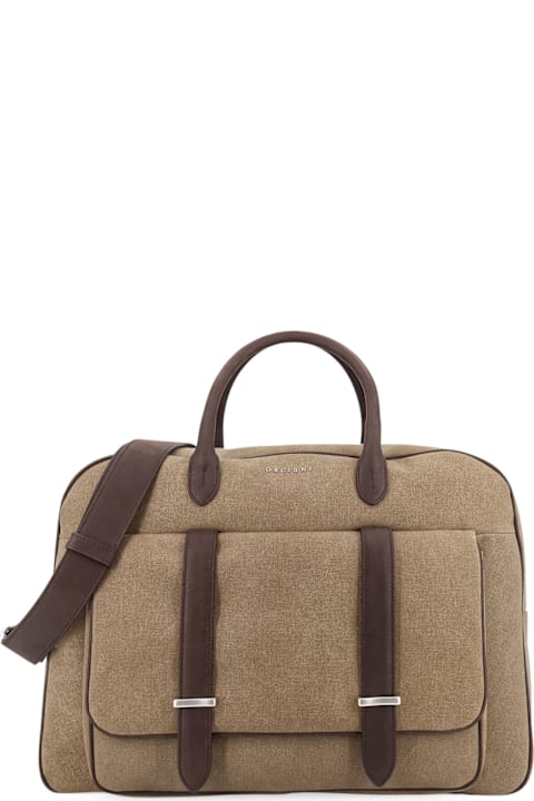 Orciani for Kids Orciani Jones Suede Travel Bag