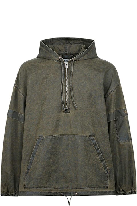 Acne Studios for Men Acne Studios Drawstring Hooded Jacket