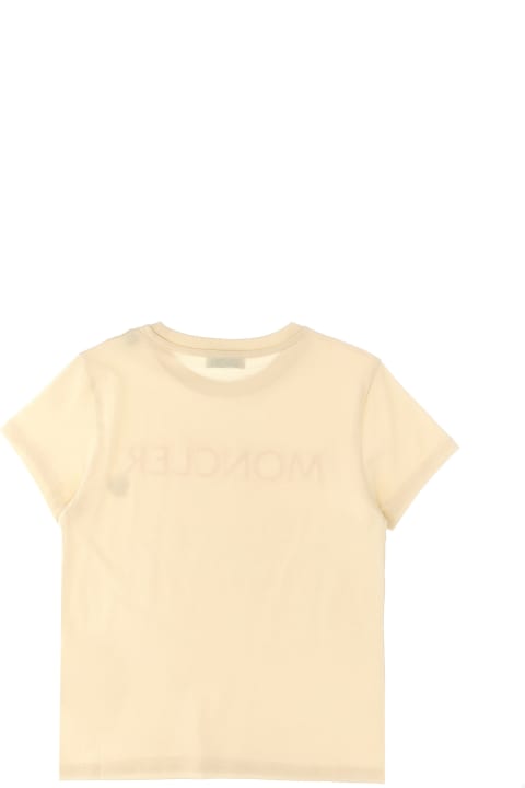 Sale for Boys Moncler Logo Embroidery T-shirt