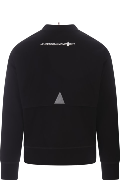 Moncler Grenoble Fleeces & Tracksuits for Men Moncler Grenoble Black Sweatshirt With Logo