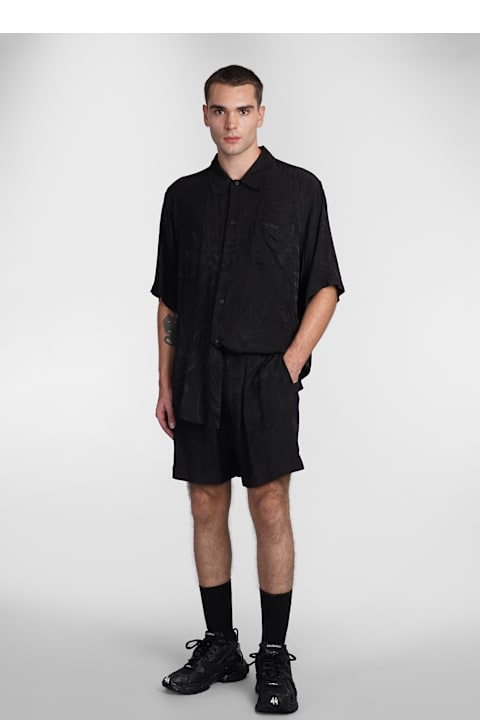 Balenciaga Pants for Men Balenciaga Shorts In Black Silk