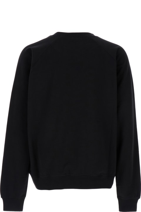 Vivienne Westwood for Men Vivienne Westwood Black Crewneck Sweatshirt With Orb Print In Cotton Man