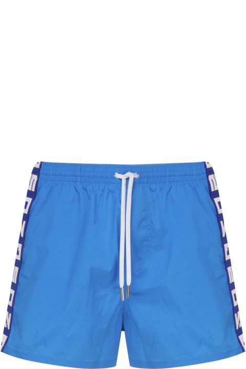 Dsquared2 for Men Dsquared2 Midi Boxer Swimsuit With Logo