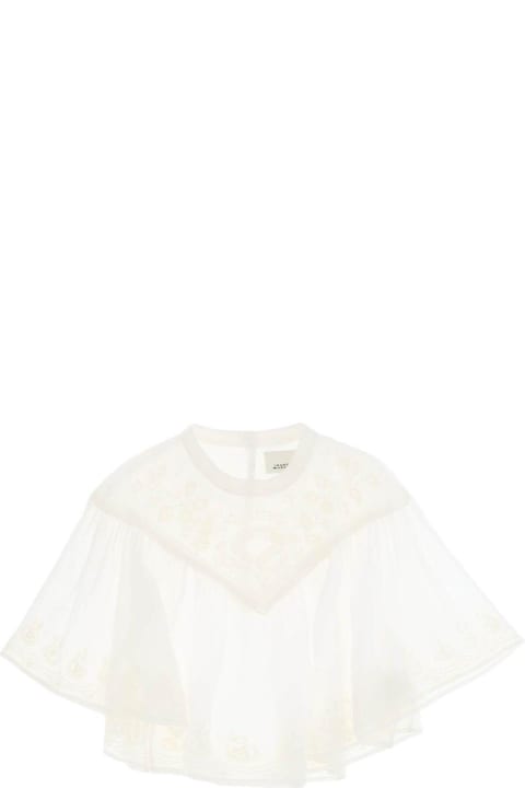 Fashion for Women Isabel Marant Isabel Marant Elodia Embroidered-detailed Top