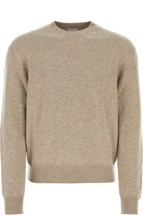 Bottega Veneta Sweaters for Men Bottega Veneta Cappuccino Stretch Cashmere Blend Sweater