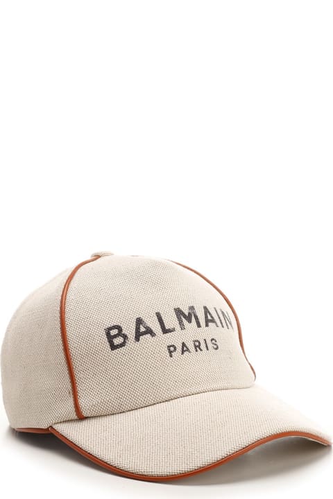 Balmain Hats for Women Balmain Baseball Hat With Logo