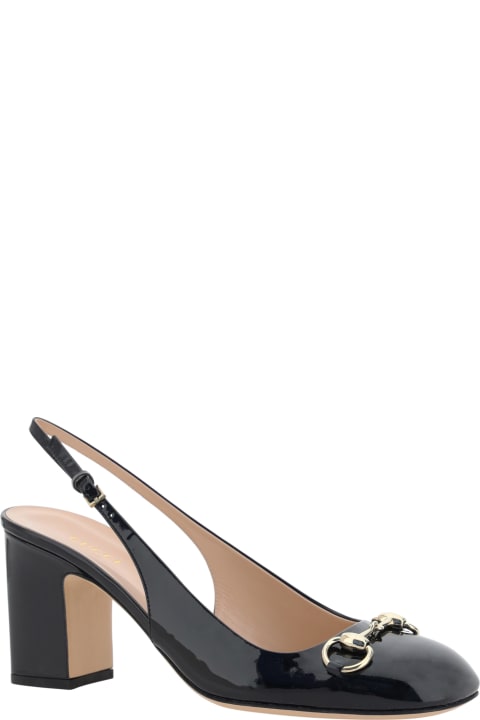 Gucci لـ Women Gucci Black Leather Pumps