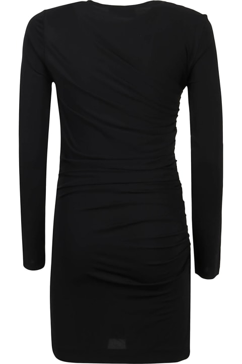 Fashion for Women Dsquared2 Ruched Long Sleeve Mini Dress