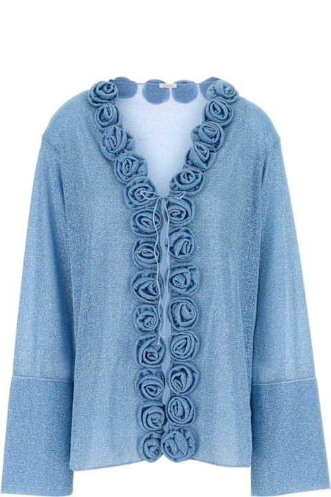 Oseree for Kids Oseree Light-blue Nylon Blouse