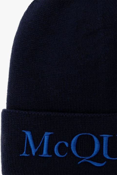 Fashion for Men Alexander McQueen Cashmere Beanie With Logo