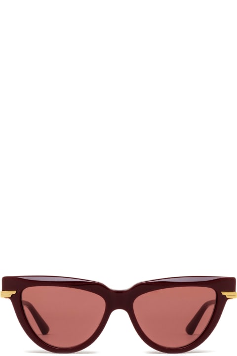 Bottega Veneta Eyewear Eyewear for Women Bottega Veneta Eyewear Bv1265s Burgundy Sunglasses