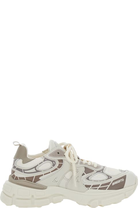 Axel Arigato Shoes for Women Axel Arigato 'sphere Trip Running' Beige Sneakers With Chunky Sole And Logo On Tongue In Leather And Fabric Blend Woman