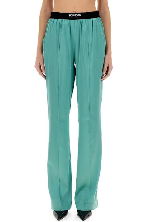 Tom Ford Pants & Shorts for Women Tom Ford Straight Leg Satin Pants