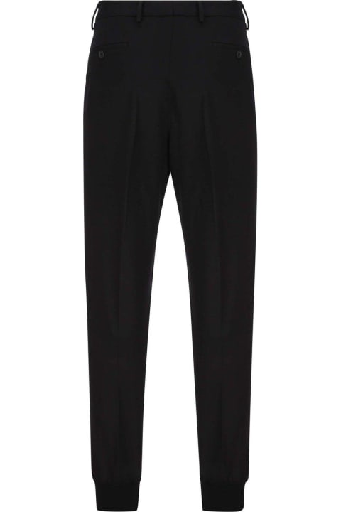 Fleeces & Tracksuits for Men Prada Buttoned Tapered Leg Pants