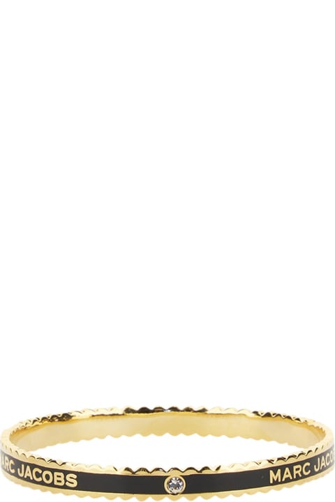 ウィメンズ Marc Jacobsのブレスレット Marc Jacobs The Medallion Scalloped Logo Detailed Bracelet