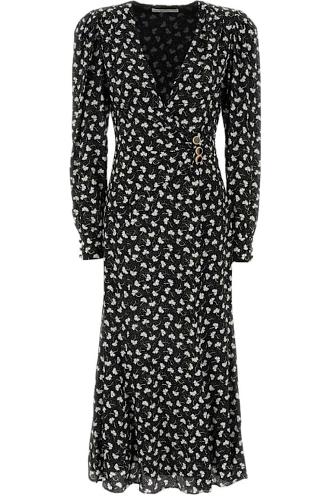 Alessandra Rich for Women Alessandra Rich Printed Silk Dress