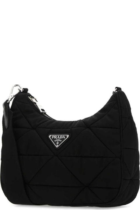 Prada Totes for Women Prada Black Re-nylon Crossbody Bag