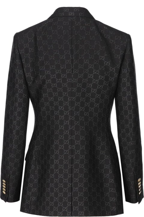 Gucci Coats & Jackets for Women Gucci Gg Jacquard Tailored Jacket