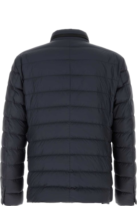 Homeware Moncler Navy Blue Polyester Carrelet Down Jacket