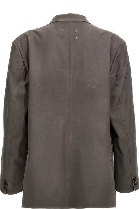 Oversize Single Breast Blazer Jacket