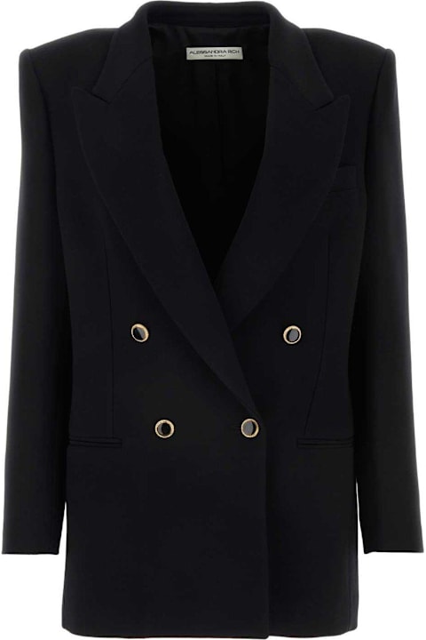 Alessandra Rich for Women Alessandra Rich Double-breasted Oversized Jacket