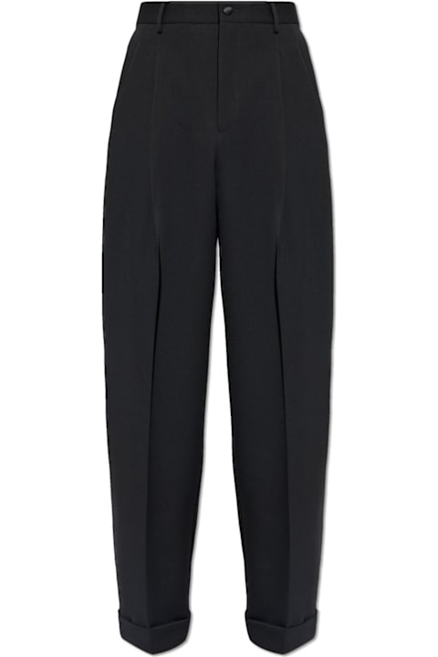 Homeware Dolce & Gabbana Dolce & Gabbana Creased Trousers With Rolled-up Legs