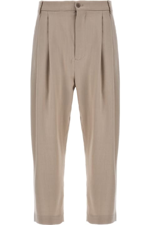 Pants With Front Pleats