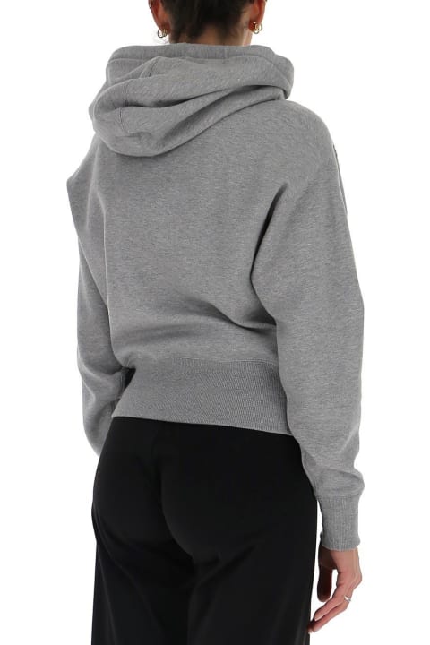 Valentino Fleeces & Tracksuits for Women Valentino Vlogo Sequinned Cropped Hoodie