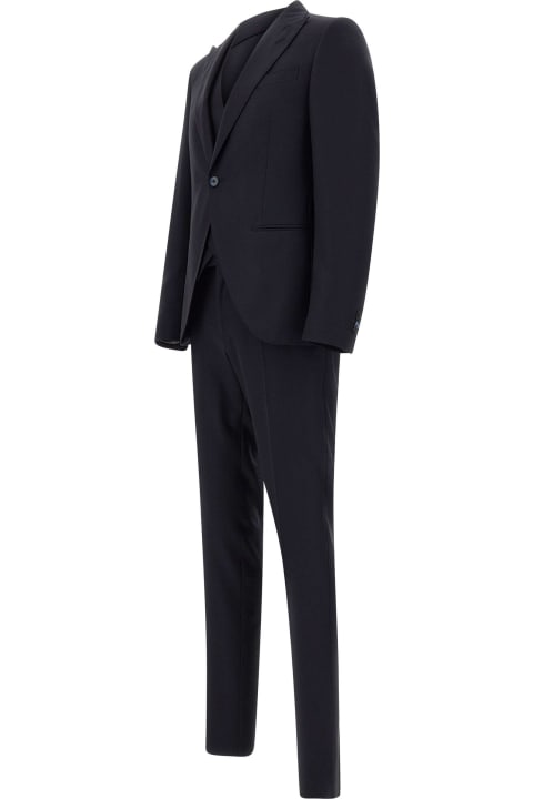Fashion for Men Corneliani Three-piece Cool Wool Blend Suit