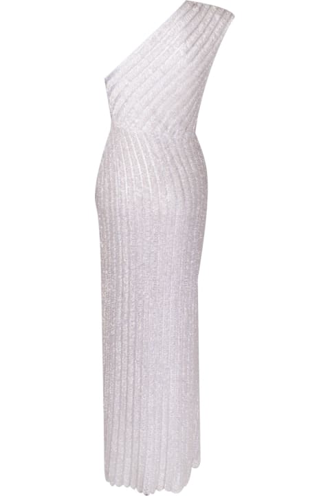 One Shoulder Sequin Maxi Dress