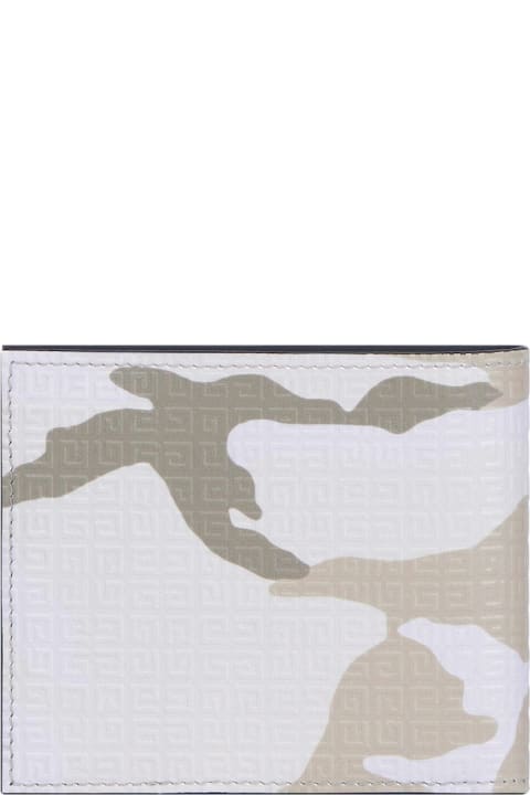 Man Givenchy Wallet In 4g Camouflage Leather