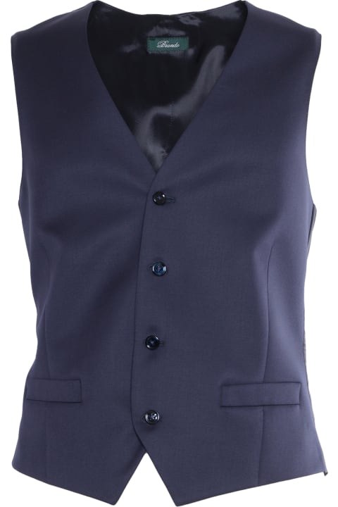 L.B.M. 1911 Coats & Jackets for Men L.B.M. 1911 Blue Vest
