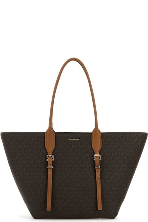 أدوات منزلية Michael Kors Printed Canvas Moore Shopping Bag