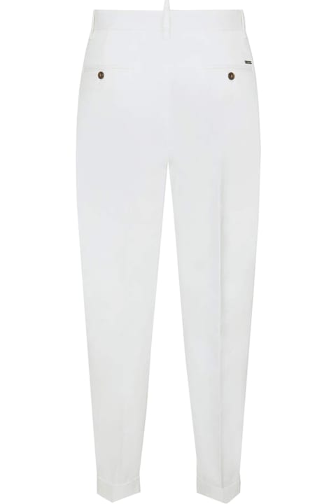 Dsquared2 Sale for Men Dsquared2 Tailored Cotton Trousers