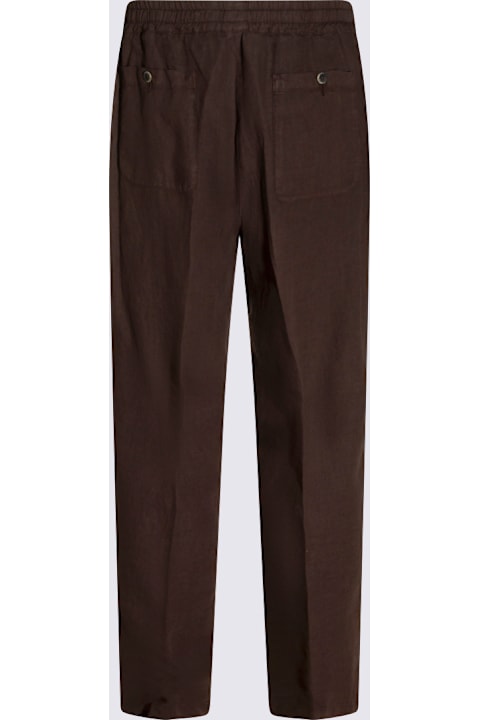 Altea for Women Altea Brown Linen Pant