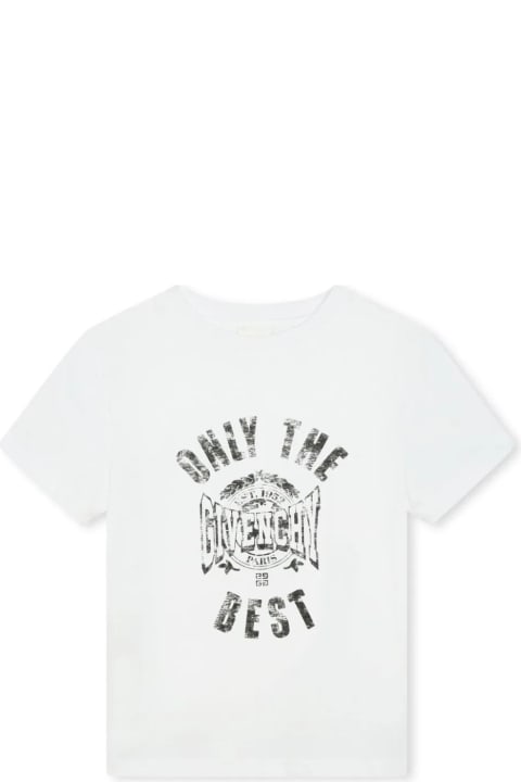 Givenchy T-Shirts & Polo Shirts for Boys Givenchy White Givenchy Only The Best T-shirt