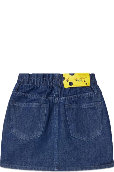 Homeware Off-White Off Print Plain Denim Skirt